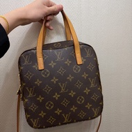 LV 原花Spontini金釦手提斜背豆腐包M47500
