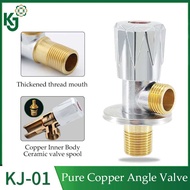 KJ angle valve 1 way copper faucet valve One Way Cold and Hot General 1/2 inches heavy duty shower valve KJ-01