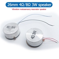 26mm 4Ohm 8Ohm 3W speaker Cylindrical resonant horn Vibration vibrator somatosensory resonator speak