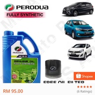 ***PERODUA SAE0W-20 FULLY SYNTHETIC 4L FREE OIL FILTER***