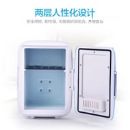 Mini Freezer Mini Fridge Dormitory Portable Small Fridge Single Door Hot and Cold Box Beauty Fridge