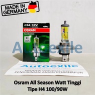 Osram All Season H4 100/90W High Watt ALS Germany Allseason Car Lights APV Avanza Agya Ayla Brio