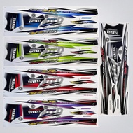Yamaha Y125zr 125zr (10) Motor Stiker Body Cover Sticker Stripe Automotive Motorcycle