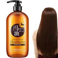 Horse Oil Shampoo, Men And Women Japanese Horse Oil Fluffy Hair Shampoo, Horse Oil Soft, Moisturizin