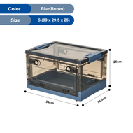Portable Transparent Storage Box Foldable Storage Cabinet Multipurpose Multipurpose Storage Cabinet Storage Organizers