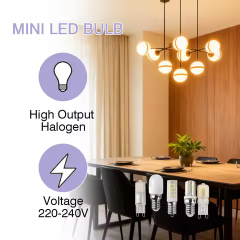 10PCS G9 LED Bulb 2W 3W 4W Soft Warm White G9 Bi-pin Base Light Bulbs for Chandelier AC220-240V 360 