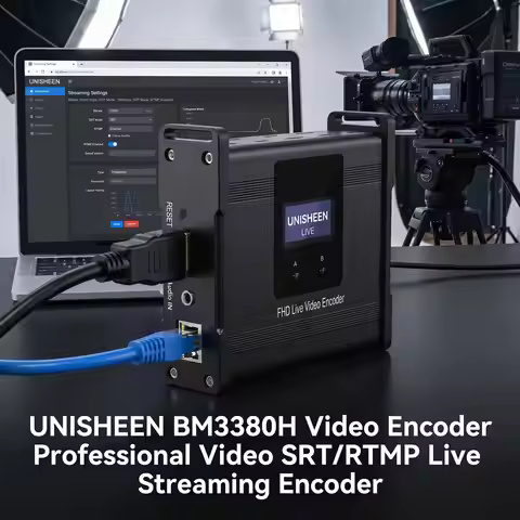 Unisheen BM3380H Transmitter Live Broadcast Stream Iptv RTMP RTSP SRT UDP H265 H264 HDMI to IP Video