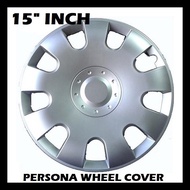 Proton Persona 15 Inch Universal Silver Wheel Cover Rim Cap Penutup Roda Persona