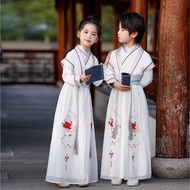 Children Hanfu Girls Chinese Style Ancient Costume Boys Knight Style Performance Costume Performance