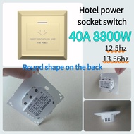 ((Round) 40A Hotel Plug-In Card Power Switch 12.5hz 13.56hz