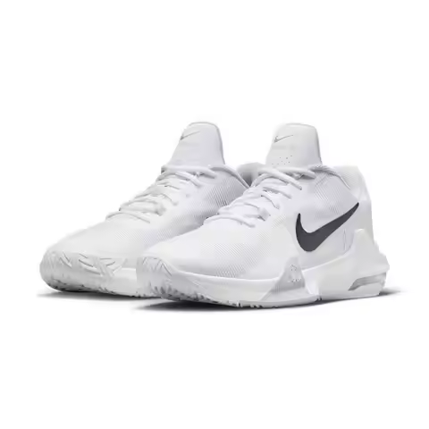 Nike Air Max Impact 4 Low-Top Basketball Shoes Air Max Cushioning Impact Protection Lightweight Supp