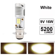 SEAMETAL หลอดไฟหน้า led 12V หลอดไฟหน้ามอเตอร์ไซค์ COB แสงสีขาว 16W H6 PD15 ไฟหน้าเวฟ110i หลอดไฟสำหรั