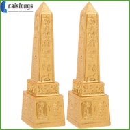 caislongs  Decor Ornament Egypt Landmarks Statue Egyptian Tower Desktop Realistic Ancient