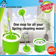 3M Scotch-Brite™ SINGLE Bucket Spin Mop | Green