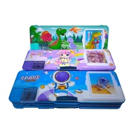 Magnetic Pencil Case with Sharpener & Calculator BN888