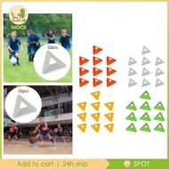 [Ihoce] 10pcs Soccer Training Cones, Soccer Triangle Training Cones for Adults and Kids,