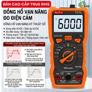 Đồng hồ đo điện TRUE RMS Chuyên Nghiệp NJTY T21L đo cuộn cảm NCV không chạm đa năng chính xác-KSS
