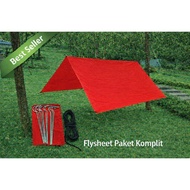 Complete Flysheet Pegs & 3x3 MeterTALI