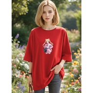2Y826 [AIYOU] M-5XL Tshirt Women T shirt Blouse Tshirt Plus Size T shirt Clothes Student Round Neck 