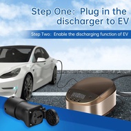 TAYSLA  Car Discharge Adapter for BYD ATTO 3 NETA V Tesla Model Y Vehicle to Load V2L Discharger Ada