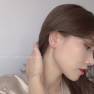 Korean Fashion Earrings 7 diamonds with rhinestone design-ER004