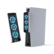 IINE PS5 Temperature-Controlled Cooling Fan Upgraded Cooler Fan with USB3.0 Hubs Compatible with PS5