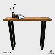 A324. Chengal Emas Solid Wood Bar Table / Console Table