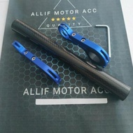 Breket Stand Holder Carbon stang Hp Gps Sepeda dan motor Adv Pcx Xabre