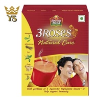 RED LABEL Brooke Bond 3 Roses Natural Care Tea, with 5 Ayurvedic Ingredients, 250g