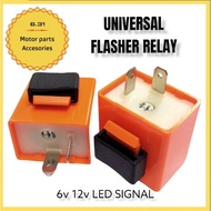 FLASHER RELAY UNIVERSAL ADJUTER FLASHER RELAY LED /6v/12v