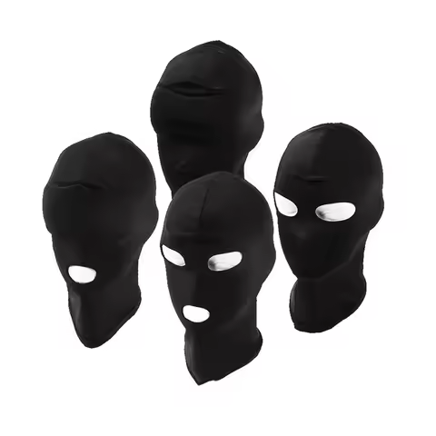 High Elastic Bondage Hood Slave Expose Headgear BDSM Toys Erotic Restraints Bondage Equipment Adults