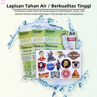 Tahan Air Label Stiker PET PP A4 (22 Lembar) Kertas Stiker Vinyl Inkjet Anti Air untuk Label dan Sti