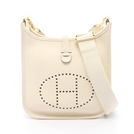 【二手】愛馬仕 HERMES 單肩背包 Evelyne 23 公尺白色 其他 Evelyne 23 公尺白色 女士二手 A