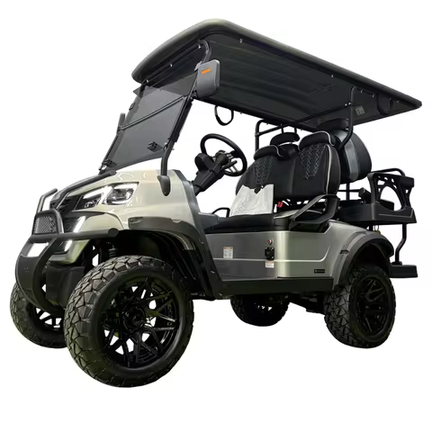 Wholesale Campsite Electric Golf Cart Factory Supplier Suitable For Recreational Venues 4 Seaters 50