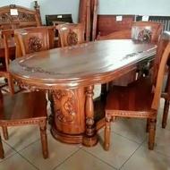 Invoice Meja Kursi Makan Salina Kursi 6 Bahan Kayu Jati Jepara