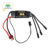 2-4S 40A Brushless ESC Drone Airplanes Parts 40A Brushless ESC Black Brushless ESC Speed Controller 