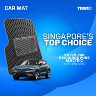Trapo Car Mat for Volvo C40 Recharge Pure Electric (2023-Present) | Anti-Slip | Waterproof | Custom 