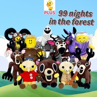 PLUS✨99Nights Toys✨New 99 Nights in The Forest Deer Plush Doll Cute Purple Bat Plushie Doll 99 Night