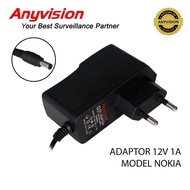 12Volt 1 Ampere 5.5x2.5 Adapter / 12V 1A Charger