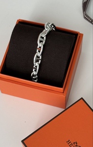 Hermes Chaine d'ancre bracelet, medium model 豬鼻手鏈 銀器 Goros chrome hearts