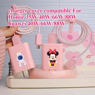 Cute Minnie pink charger cover compatible For Honor x9b-35W HN-113200U01 X9C 66W HN-200330U00 40W x3