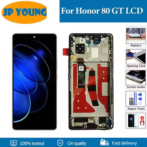 AMOLED 6.67" For Huawei Honor 80 GT AGT-AN00 LCD Display Touch Screen Digitizer Assembly For Honor80
