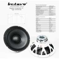 (Terbaik) Speaker Komponen 15 Inch Professional Betavo B15 N154