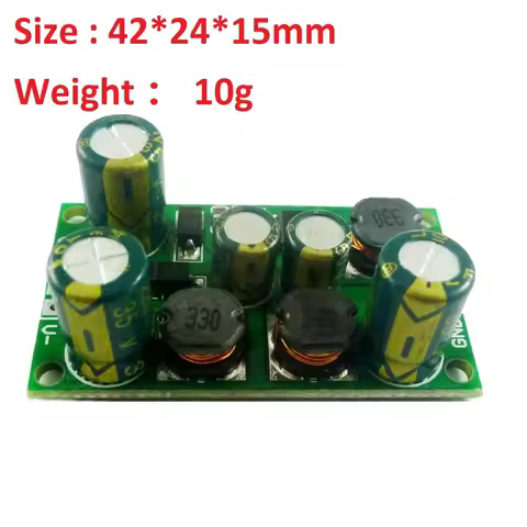 DD1912PA 2 in 1 8W Boost-Buck Dual +- Voltage Board 3-24V to 5V 6V 9V 10V 12V 15V 18V 24V for ADC DA