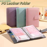 JUNYUE88WL Cash Budget Ledger, A6 Magnetic button Loose-leaf Notebook, Stickers|Color Ruler Zippered