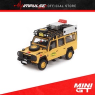 Mini GT 1:64 Land Rover Defender 110 1989 Camel Trophy Amazon Team Turkey (LHD, Blister Packaging)
