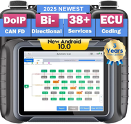 XTOOL D8S Car Diagnostic Tools Automotive OBD2 Scanner ECU Coding 38+ Services Topplogy Map Bidirect