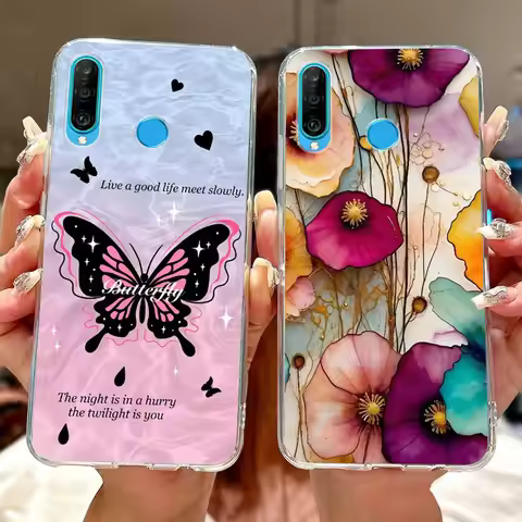 Cute Painting Phone Case For Huawei P30 Lite / P30 Pro / P30 Soft Silicone TPU Back Cover Cases For 