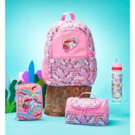 Smiggle Wild side Unicorn pink Rainbow Backpack/Lunchbag/Lunchbox bento/Bottle/Pencil case