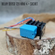 Premium Quality DENSO 12V 4ft RELAY - MINI Blue RELAY+09S RELAY SOCKET